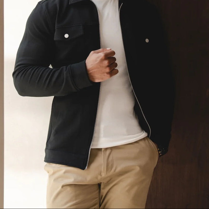 Black Shirt Style Jacket