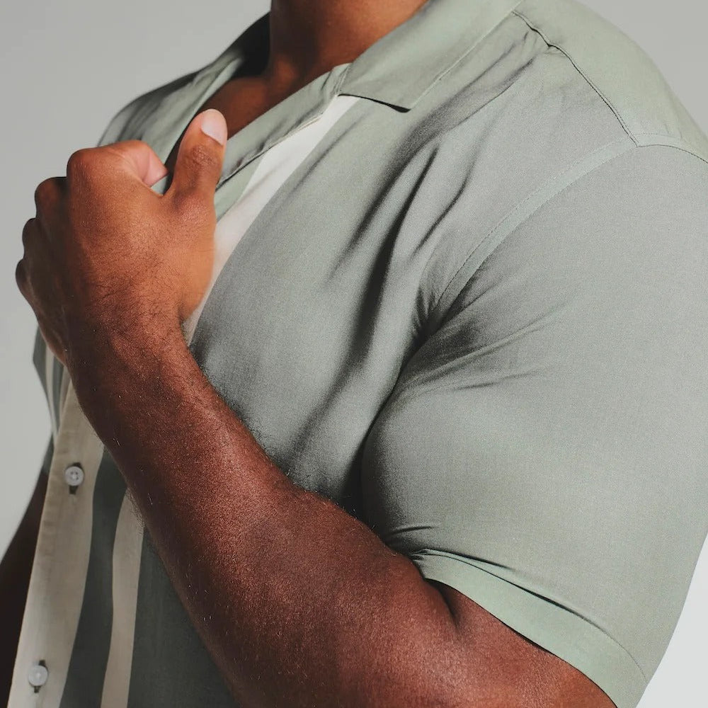 Color Block Trim Shirt