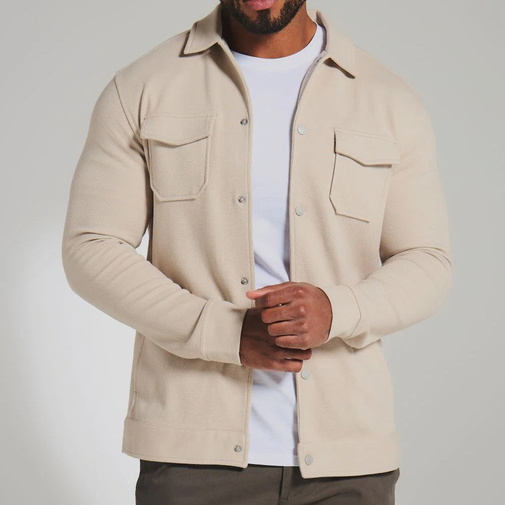 Knit Shirt Jacket