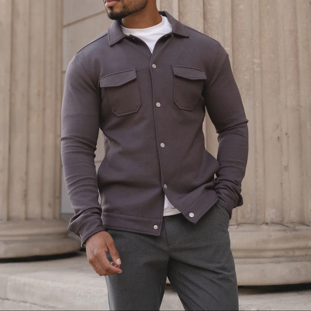 Knit Shirt Jacket