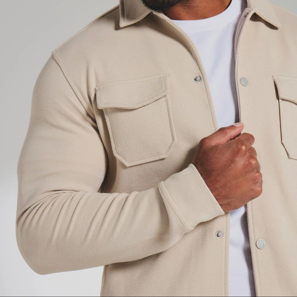 Knit Shirt Jacket