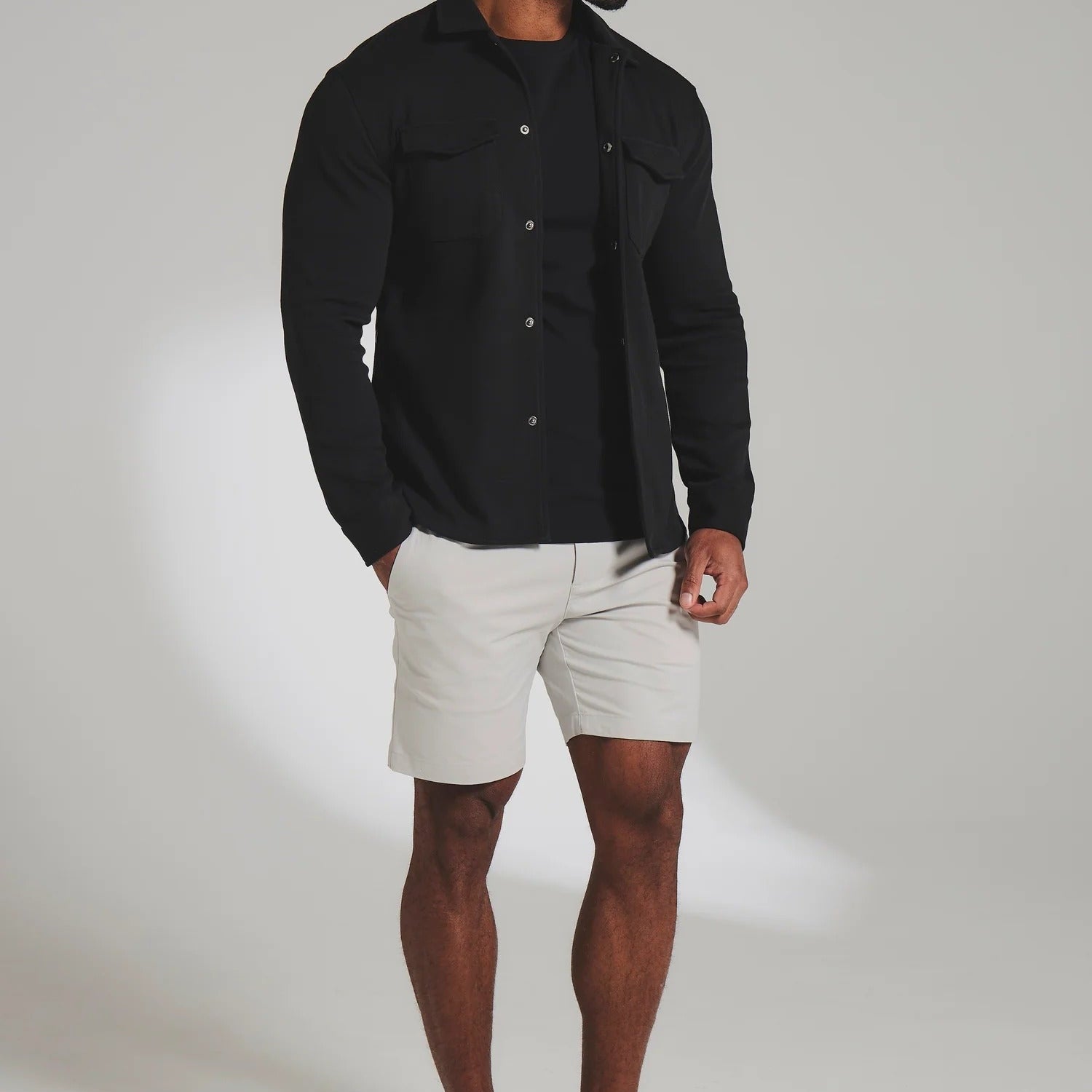 Knit Shirt Jacket