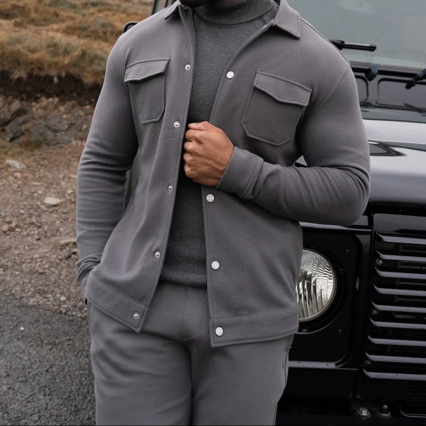 Knit Shirt Jacket